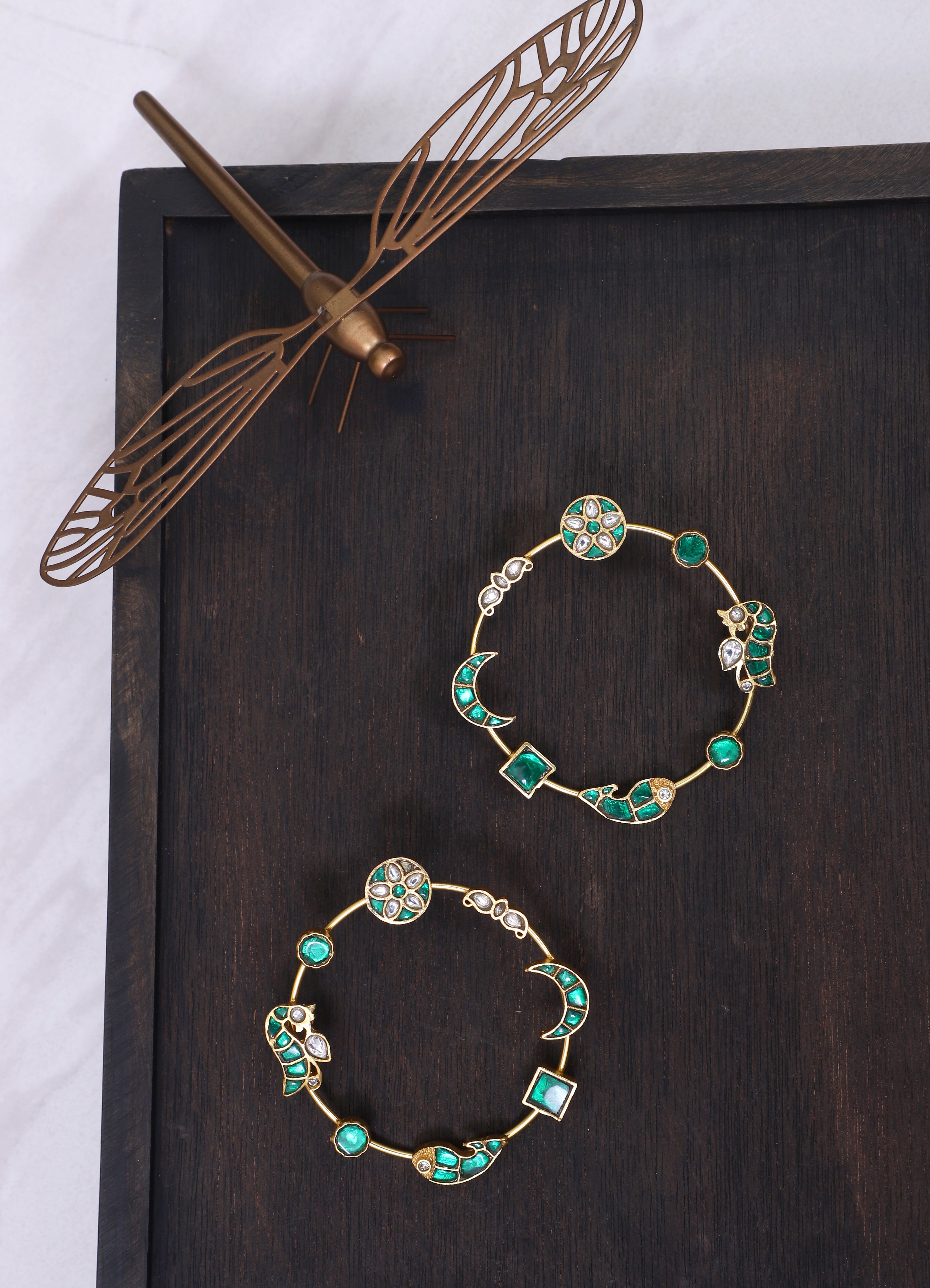 Circular Kundan Earrings