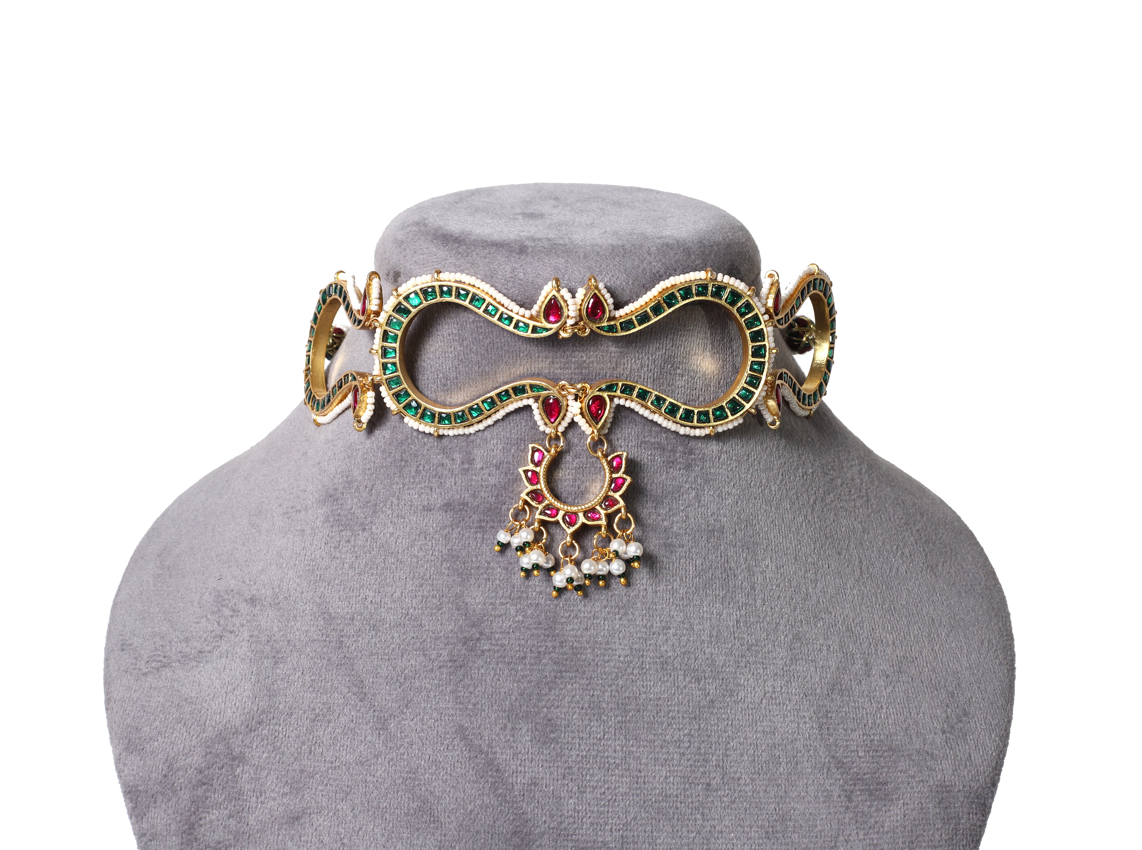 Red and Green Infinity Choker