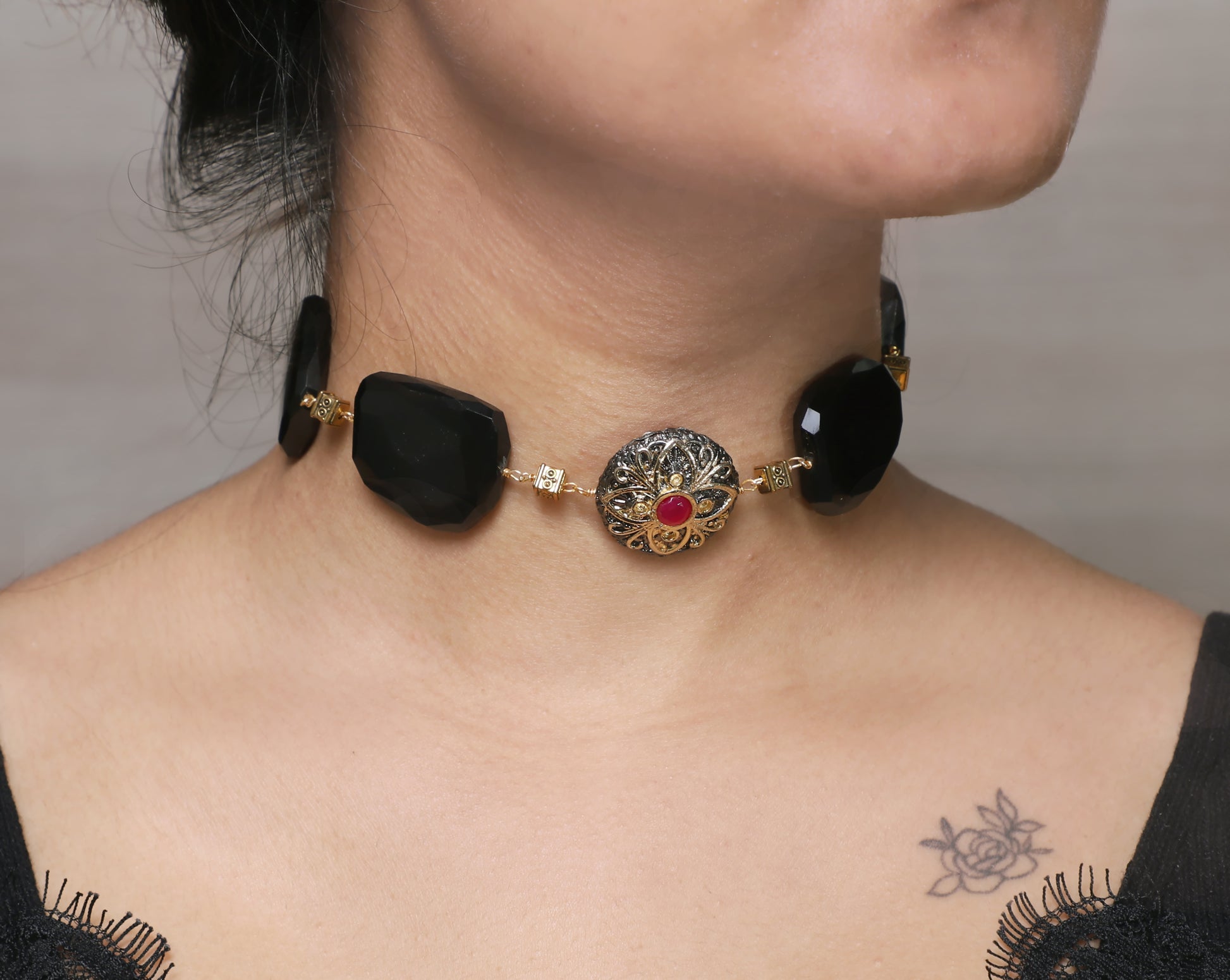 Black Onyx Choker
