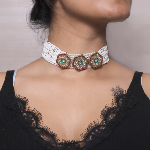 3 Piece Kundan Choker