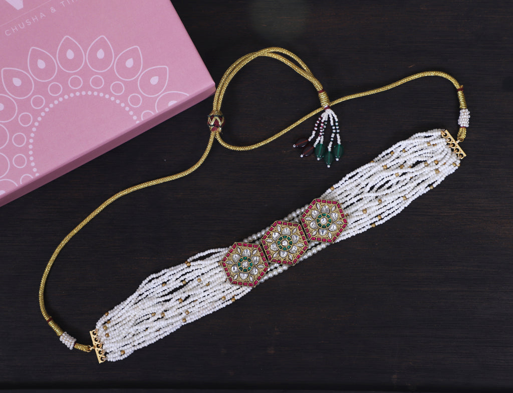 3 Piece Kundan Choker