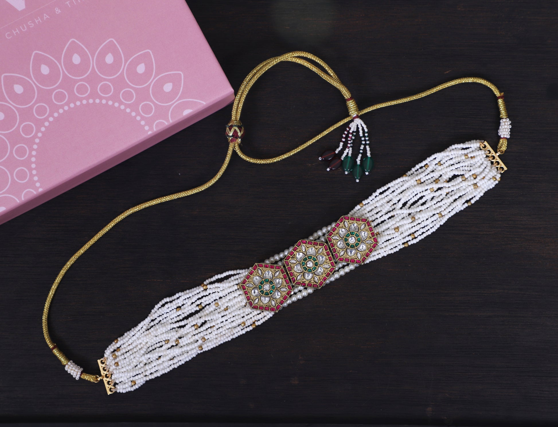 3 Piece Kundan Choker