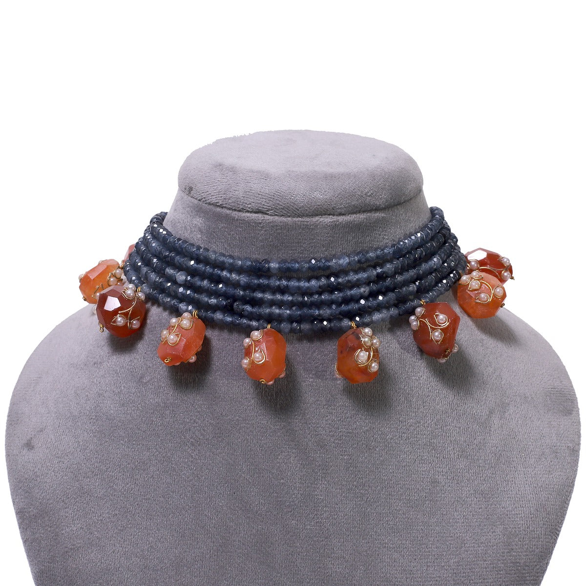 Carneline Stone Choker