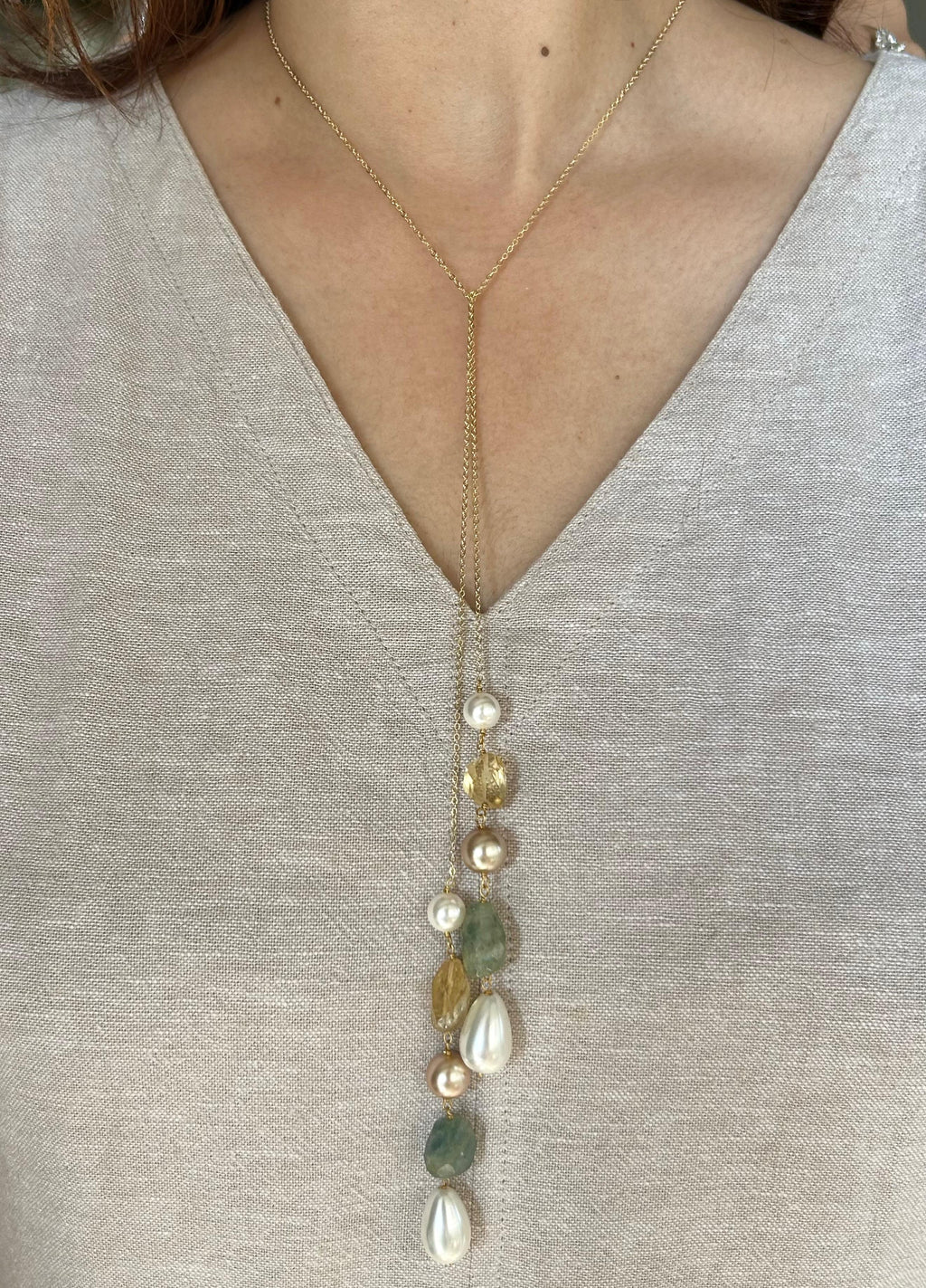 Pastel Chained Melody Lariat