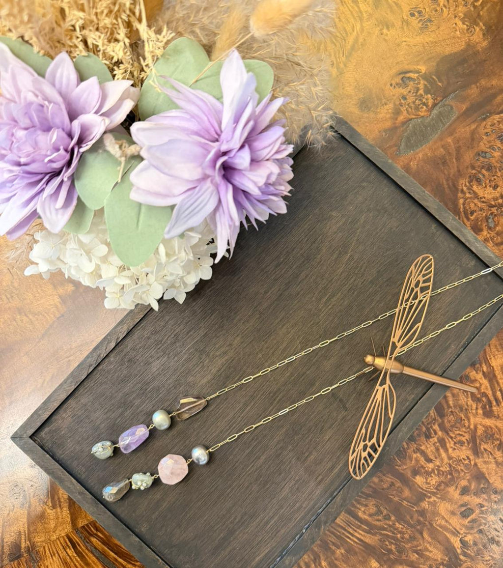 Celeste Drop Chain Lariat