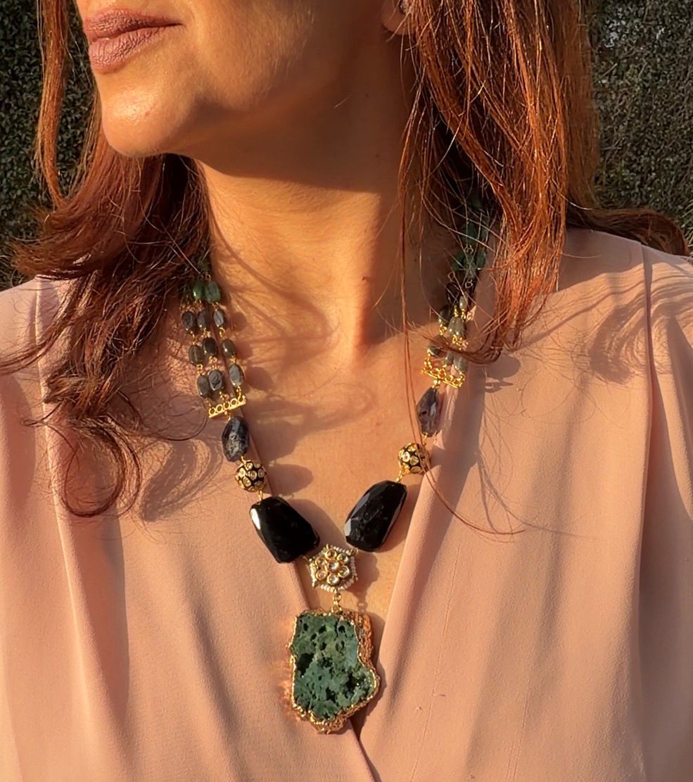 Dark Meadow Multilayer Necklace