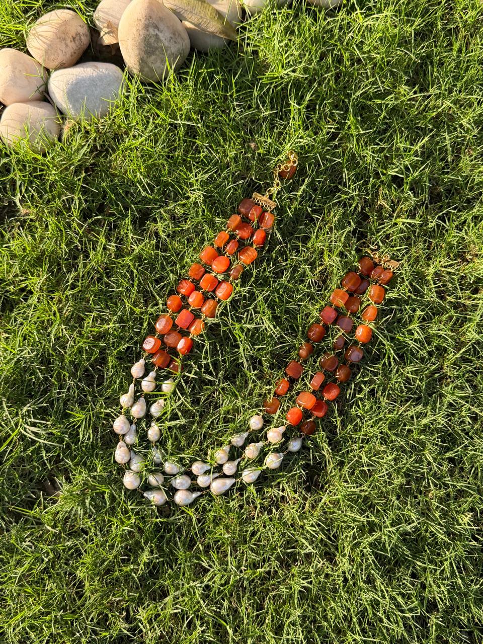 Marigold Mist Multilayer Necklace