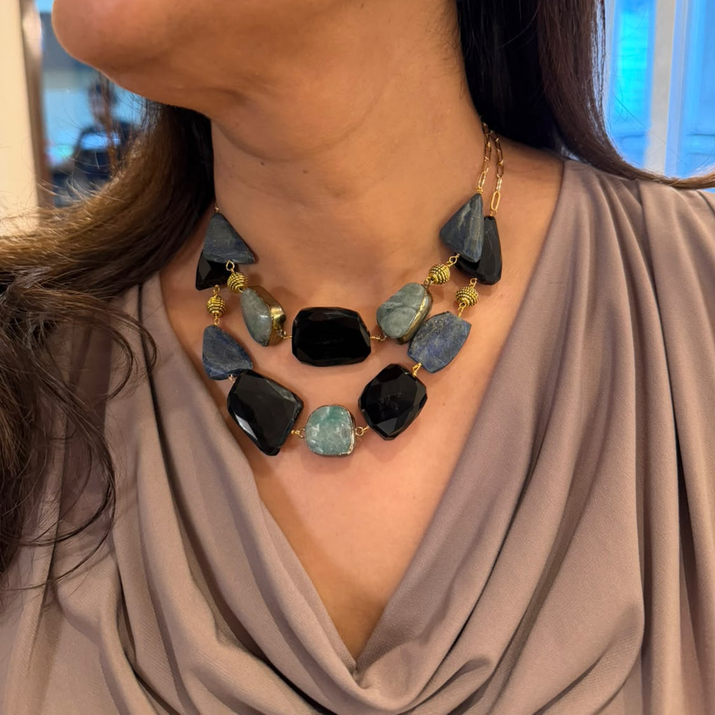 Moonlit Reef Multilayer Necklace