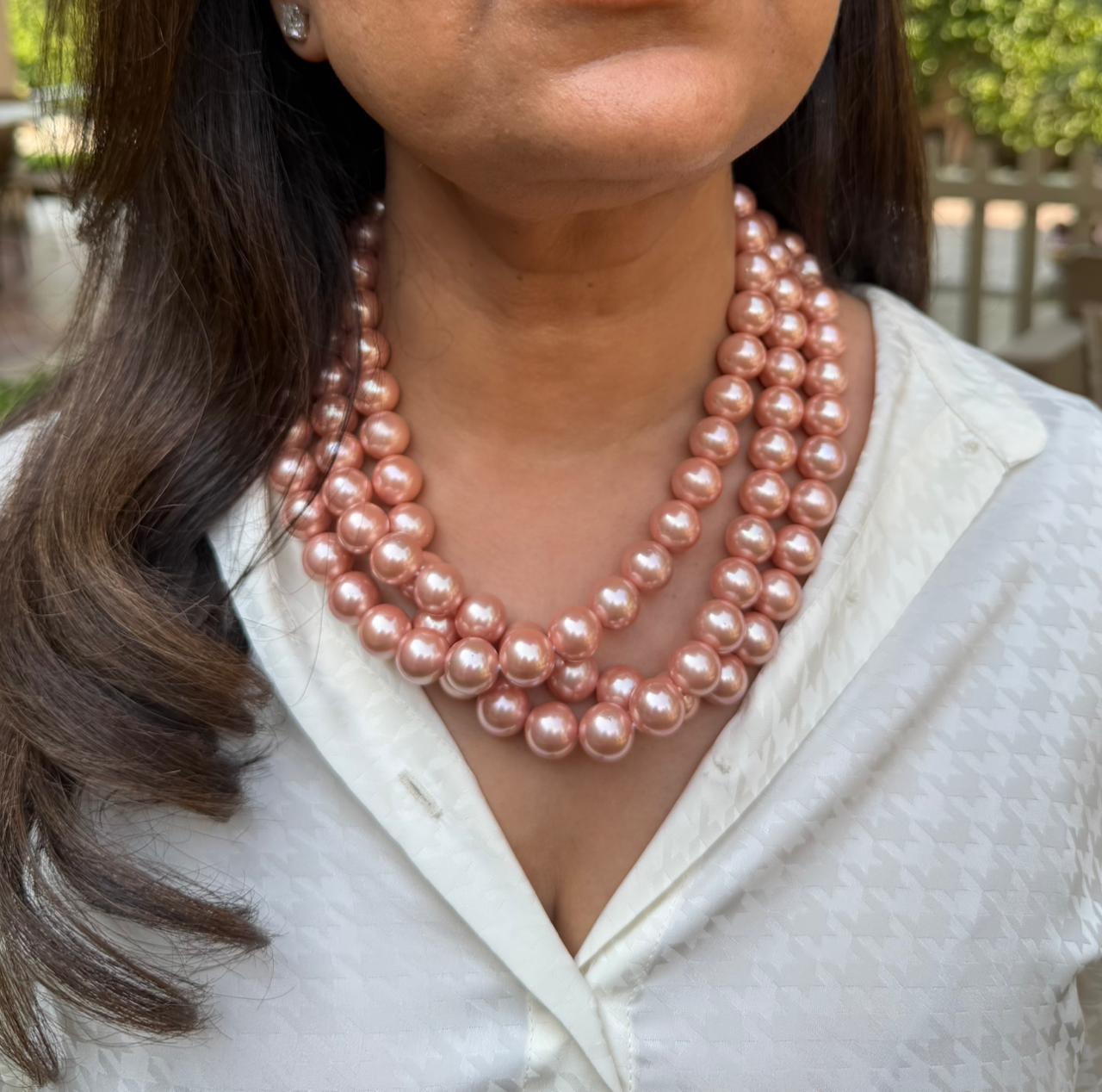 Pink Opulence Multilayer Necklace