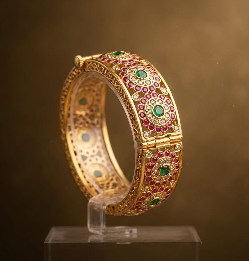Royal Jadau Cuff