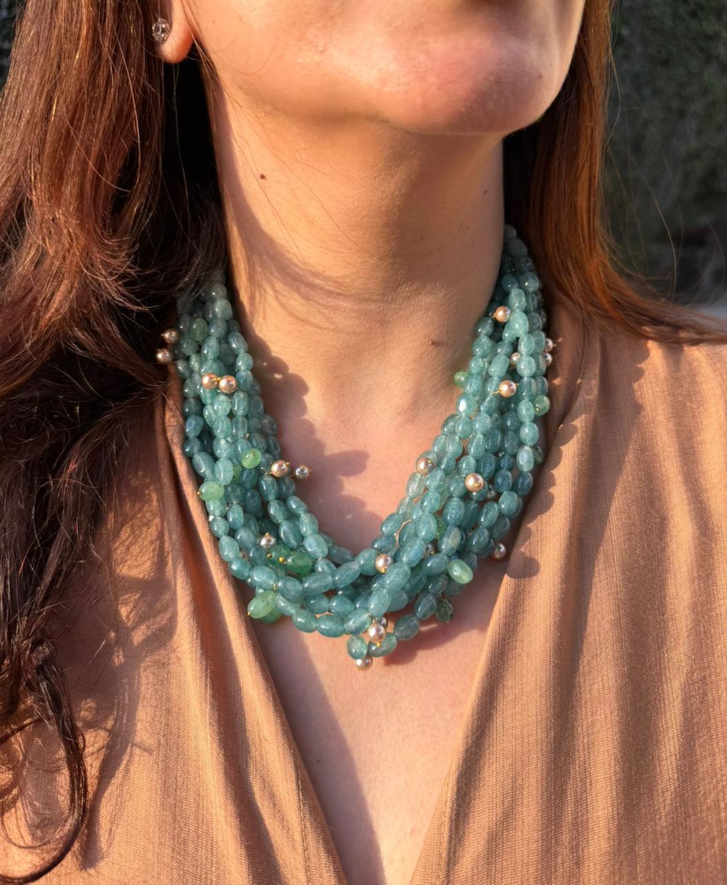 Santorini Breeze Multilayer Necklace