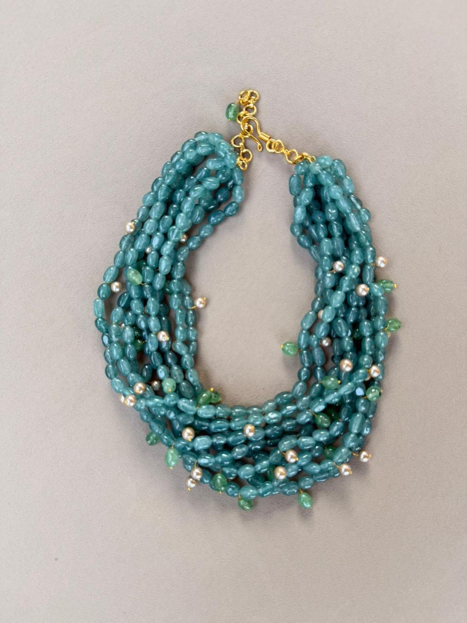 Santorini Breeze Multilayer Necklace